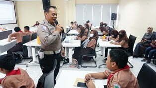 Inovatif Polresta Sidoarjo Buka Kelas Inspirasi Pelajar,  Ini Tujuannya
