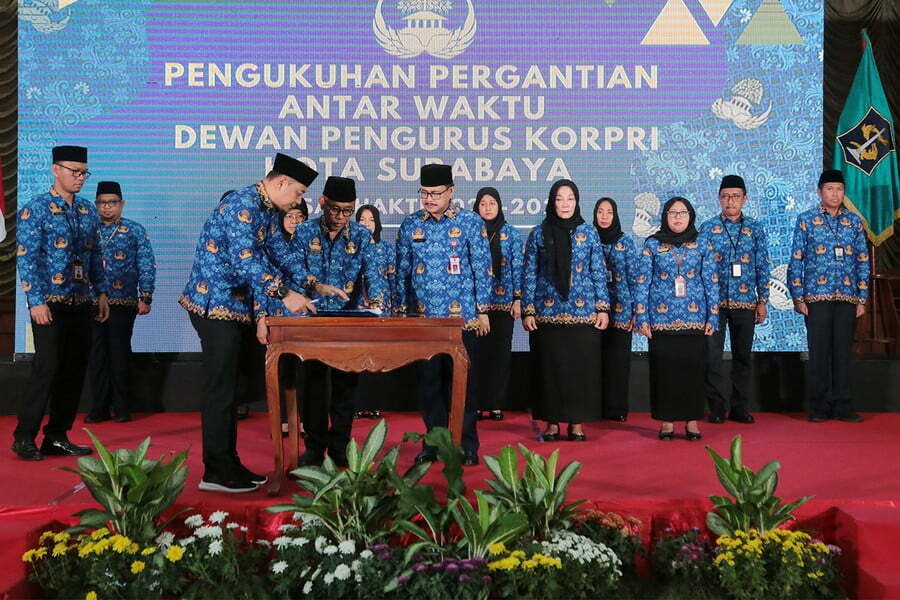 Pengukuhan Pergantian Antar Waktu KORPRI