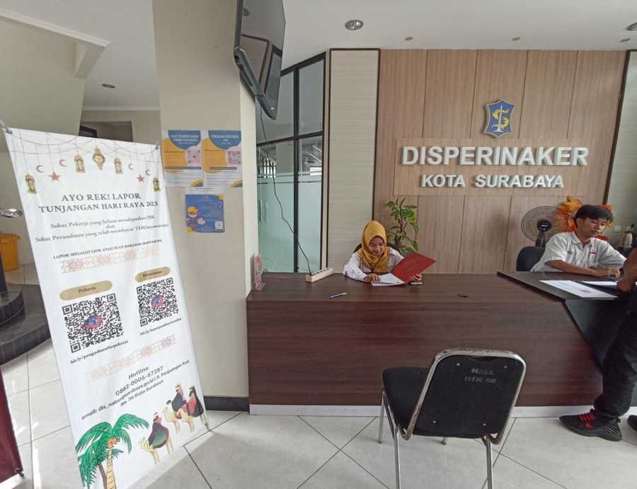 Pemkot Surabaya Siap Kawal THR Kepada Pekerja