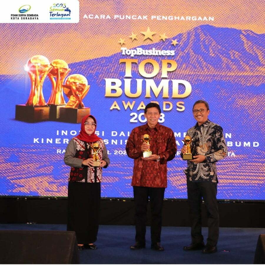 PDAM Surabaya Raih Penghargaan TOP BUMD Awards 2023