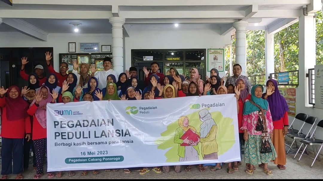 Peringati Hari Lansia, PT Pegadaian Kanwil XII Surabaya Melakukan Kegiatan Bakti Sosial Pemeriksaan Kesehatan Gratis Bagi Lansia di Seluruh Kantor Cabang di Jatim