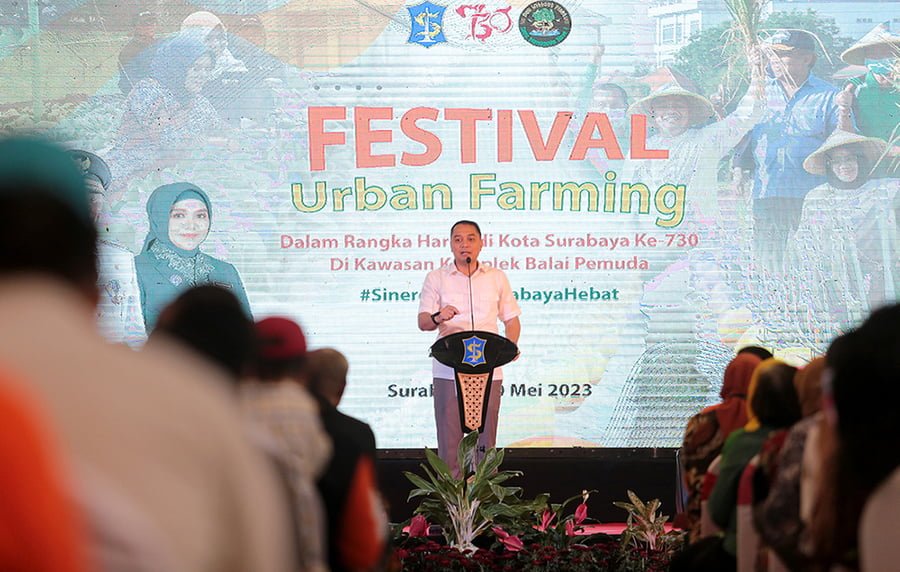 Wali Kota Eri Targetkan hasil Urban Farming Cukup 60%