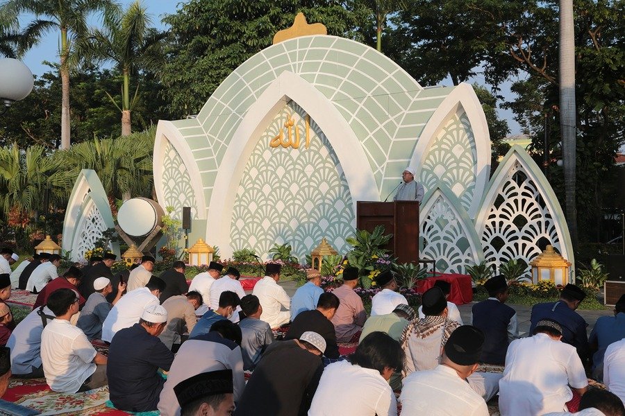 Idul adha 1444 Hijriah: Takbir Berkumandang Di Taman Surya