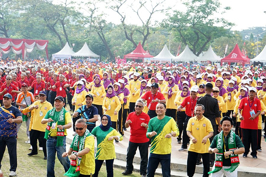 Senam Wisata Nasional Persatuan Pensiunan Telkom 2023