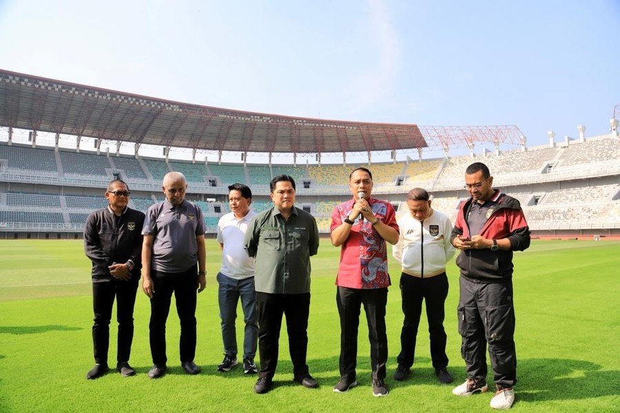 Pertandingan FIFA Matchday Indonesia vs Palestina di Stadion GBT