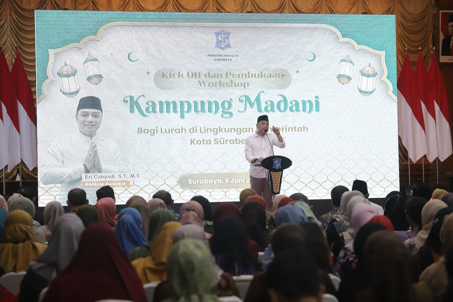 Pemkot Surabaya Gelar Kick Off dan Pembukaan Workshop Kampung Madani