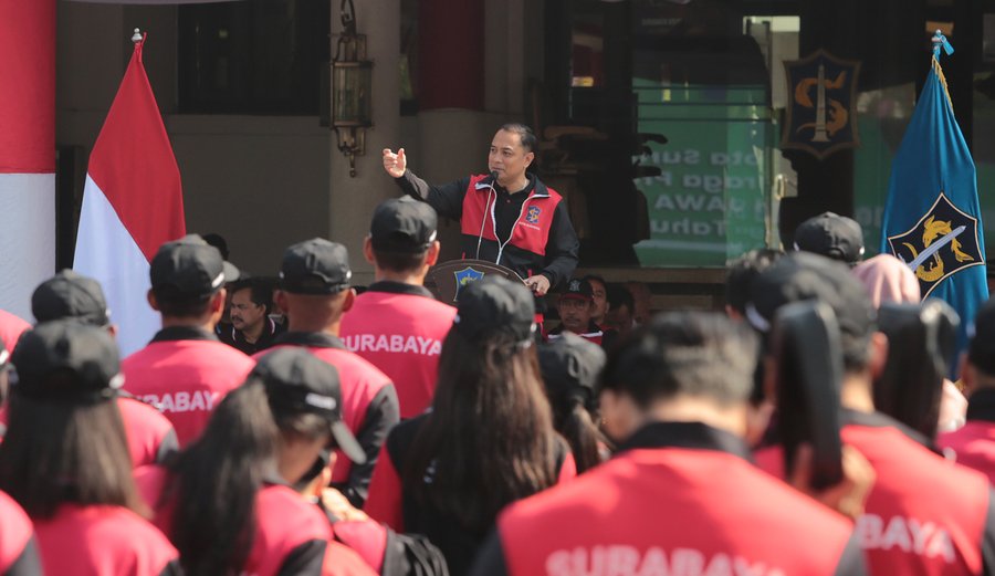 Wali Kota Surabaya Lepas 958 Atlet Menuju Porprov Jatim 2023 dengan Target 150 Medali Emas
