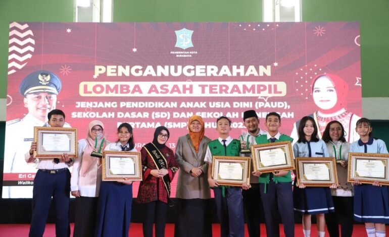 Penghargaan Inovasi Lingkungan: Siswa PAUD, SD, dan SMP Kota Surabaya Ikut Kompetisi Asah Terampil