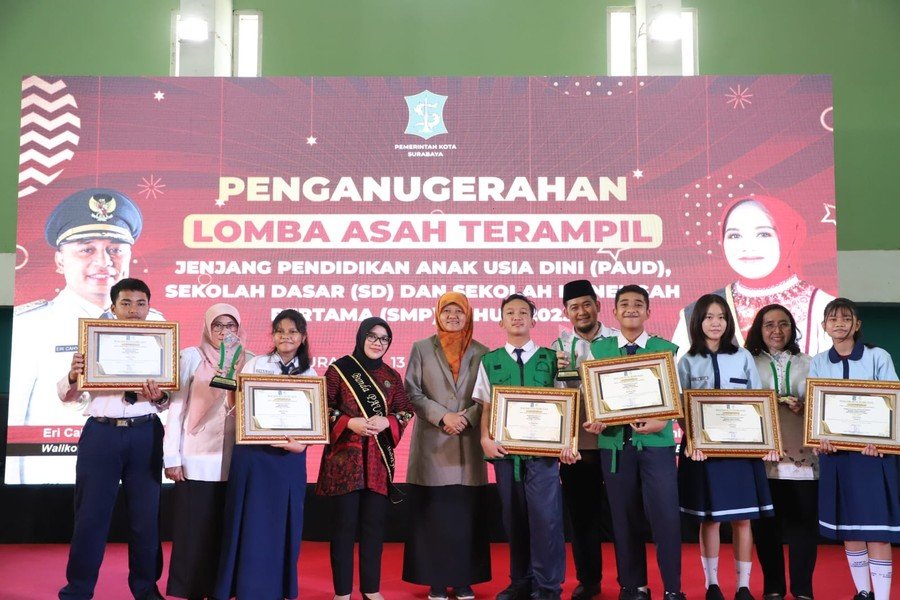 Penghargaan Inovasi Lingkungan: Siswa PAUD, SD, dan SMP Kota Surabaya Ikut Kompetisi Asah Terampil